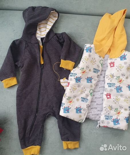 Вещи пакетом для мальчика 56 - 68