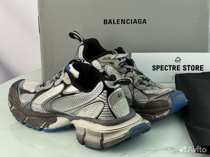 Balenciaga 3XL Sneaker Worn-Out - Dark Grey Blue