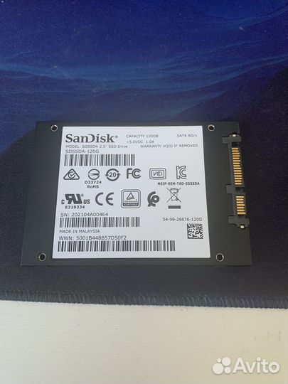 Жесткий диск sandisk 120gb