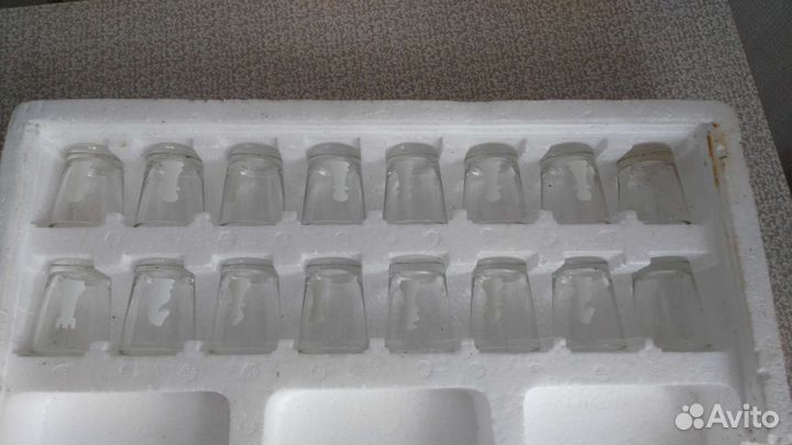 Шахматы рюмки стеклянные