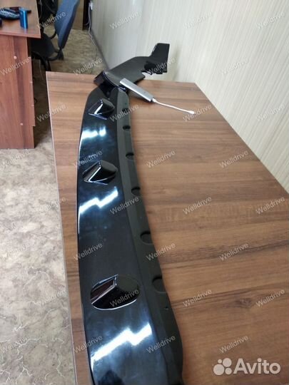 Сплиттер BMW X7 G07 черный