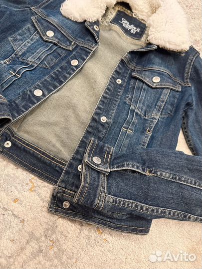 Джинсовая куртка укороченная Colins