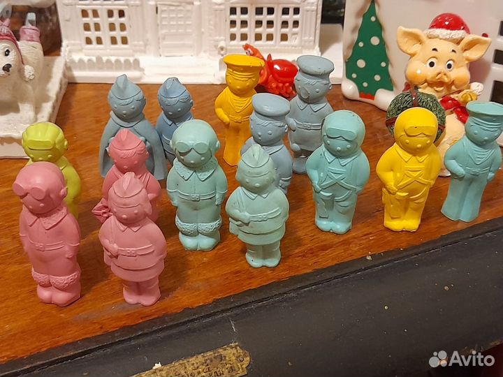 Игрушка Дети полка.колкий пластик,СССР,винтаж