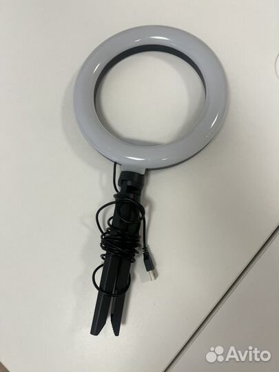 Кольцо для селфи кольцевая настольная лампа 20 см