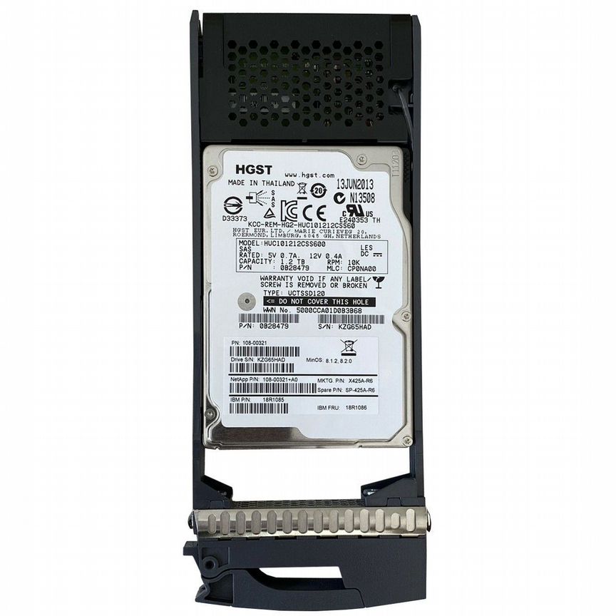 [108-00321] Жесткий Диск Netapp 1.2tb 18r1086 Sas 108-00321