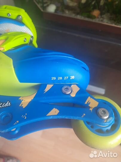 Детские раздвижные ролики 26 29