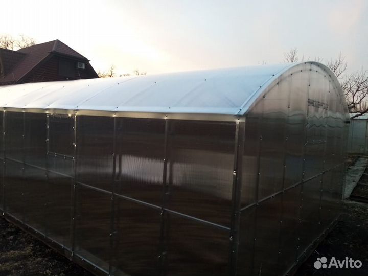 Теплица прямостенная 4х4, 4х6, 4х8, 4х10м