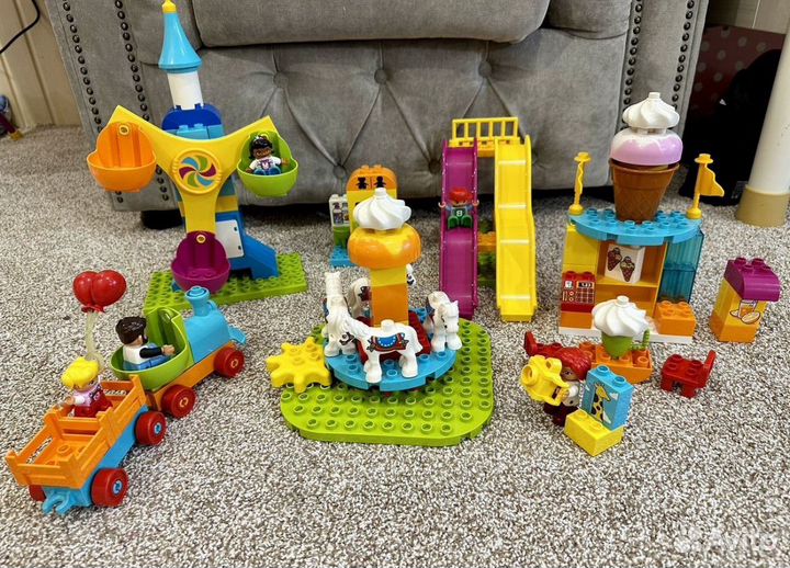 Lego duplo парк аттракционов 10840
