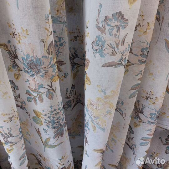 Тюль лён батист на отрез