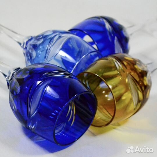 Большой бокал хрусталь кобальт Nachtmann