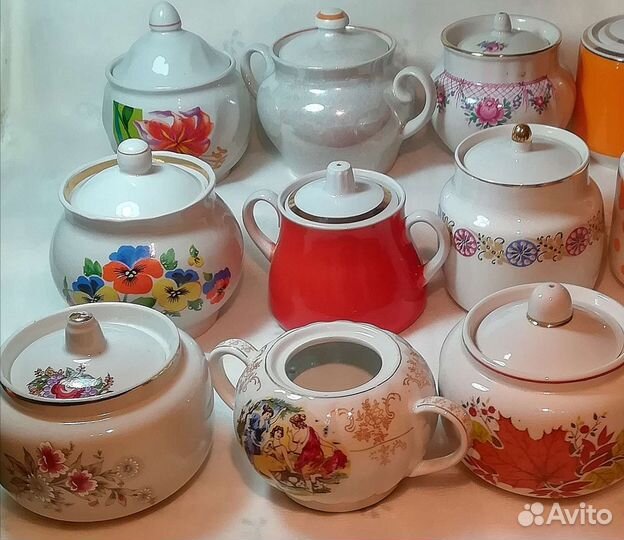 Чайники заварочные, сахарницы СССР