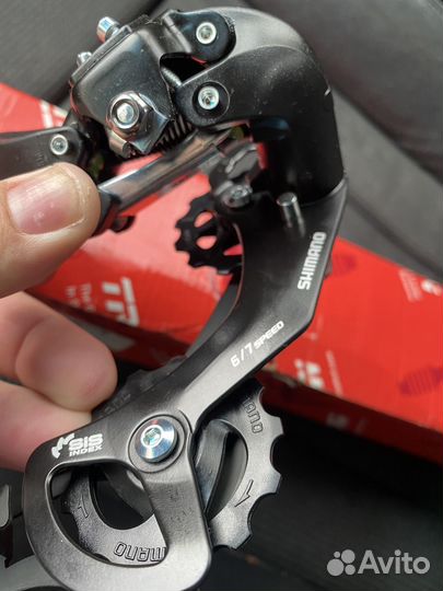 Задний переключатель shimano tourney TY300, 7 ск