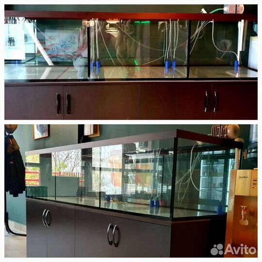 Аквариумы, террариумы, 1000лит. Ростов