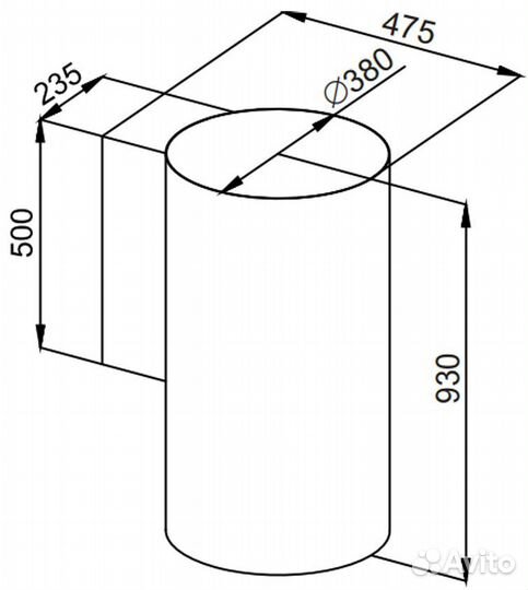 Вытяжка Maunfeld LEE wall (sensor) 39 inox