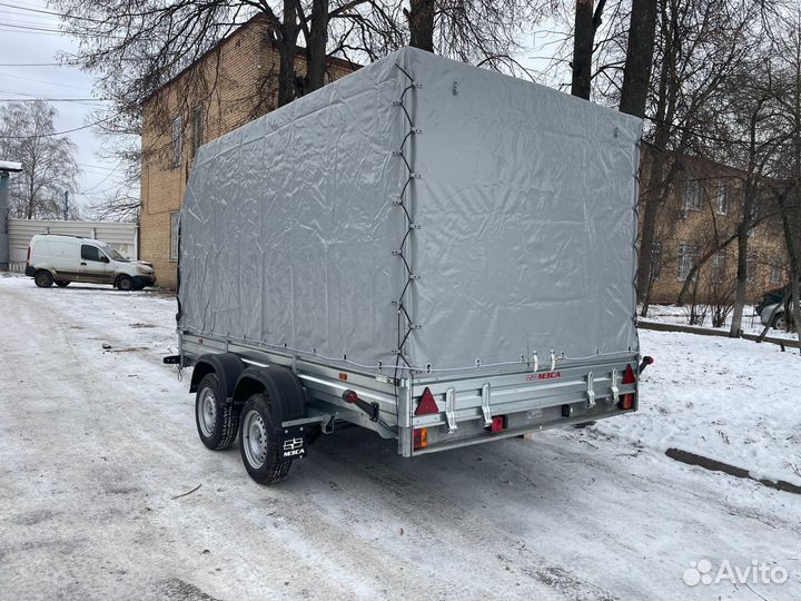 Прицеп двухосный Мзса 817736 размер 3,5х2,0х1,8