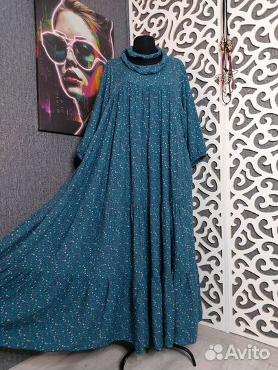 Платья С хомутом единый размер до 62