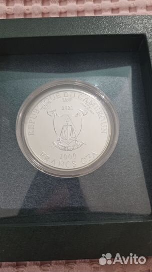 Серебряная монета Камерун