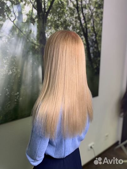 Сложное окрашивание. Блонд. Выход из чёрного