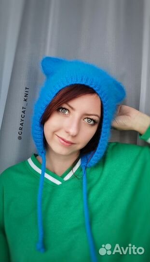 Шапка с ушками