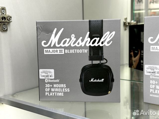 Наушники Marshall Major 3 bluetooth (чуть мятые)