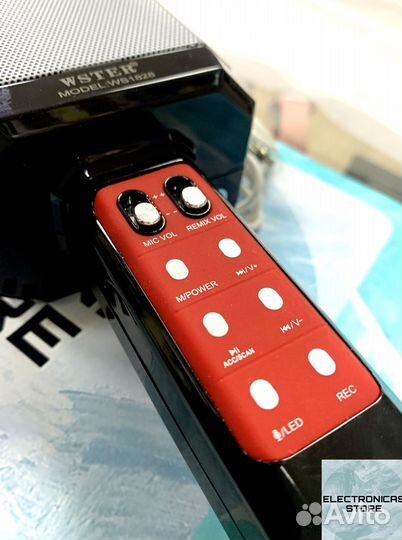 Микрофон с Динамиком WS 1828 Портативный Shining