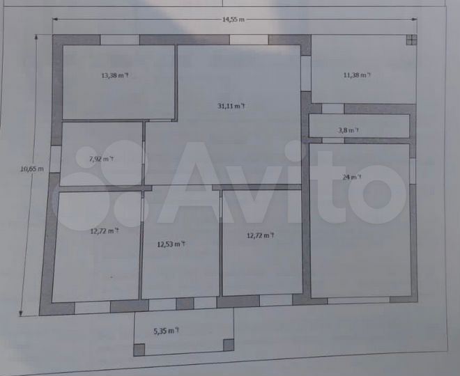 Дом 130 м² на участке 8 сот.