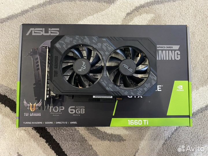 Видеокарта Nvidia GTX 1660ti