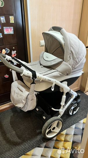 Коляска люлька + сидячий блок