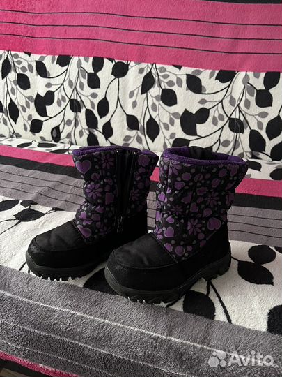 Сапожки зимние для девочки 28 размер