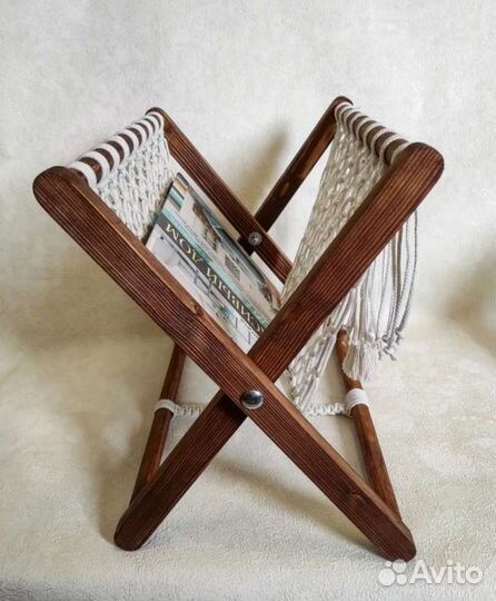 Журнальница макраме органайзер фотореквизит