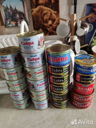 Тушёнка, консервы, колбасы