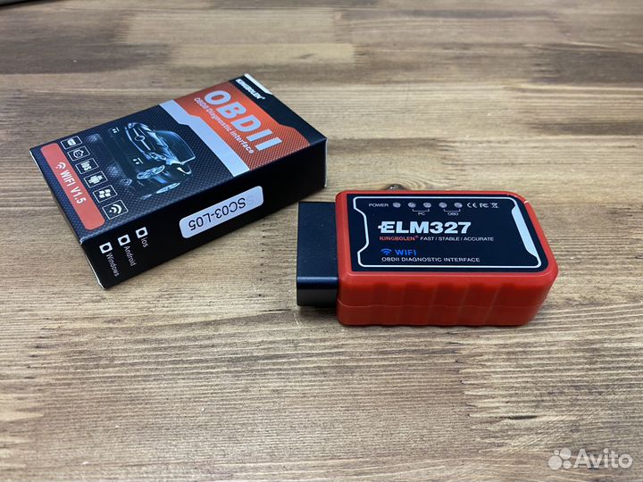 Диагностический автосканер elm327 obd2