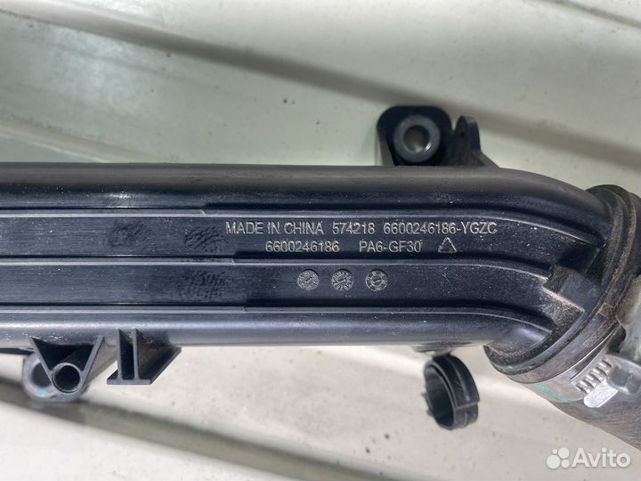 Патрубок интеркулера для Geely Preface 2.0