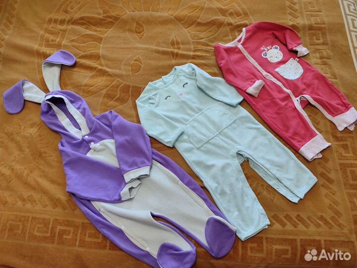 Детские вещи пакетом для девочек 80