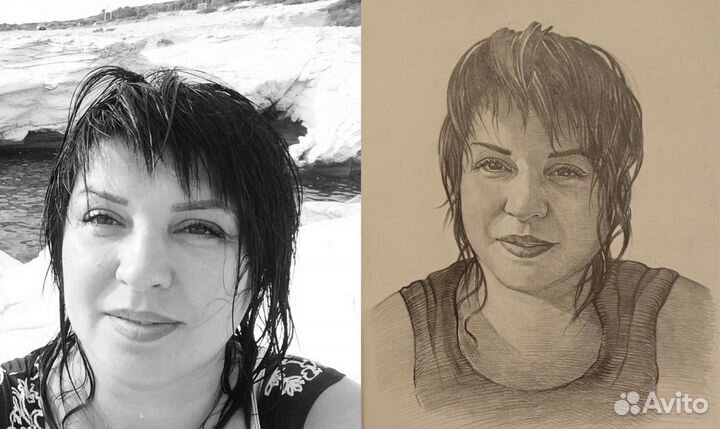 Рисунки карандашом и акварелью