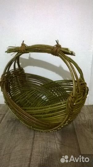 Плетеные корзинки из ивы, плетение из лозы