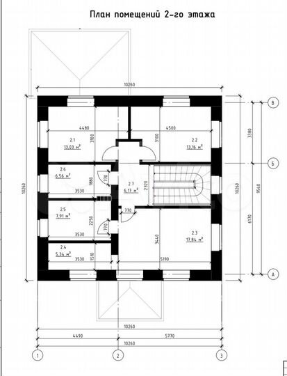 Коттедж 146,5 м² на участке 10 сот.