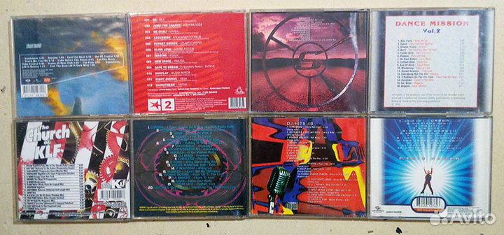 Компакт-диски с электронной музыкой 90-х
