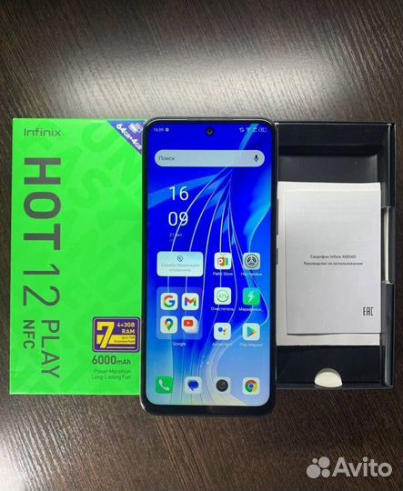 Infinix Hot 12 Play, 4/64 ГБ