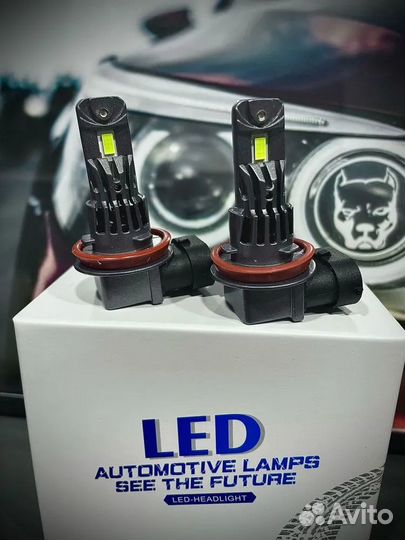 LED лампы для Птф 4300k H11 Mitsubishi Lancer 10