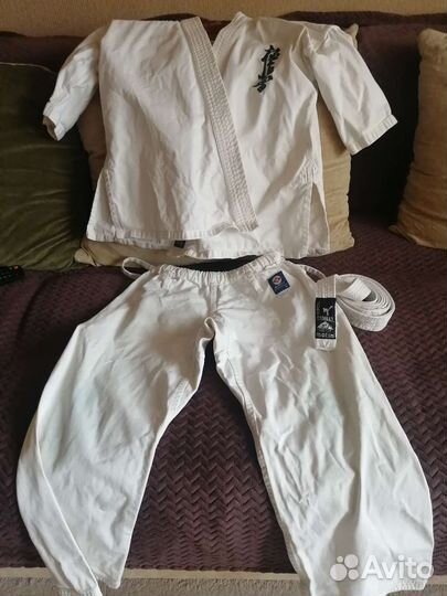 Кимоно, рост 140-150, брюки 75см, куртка 60см