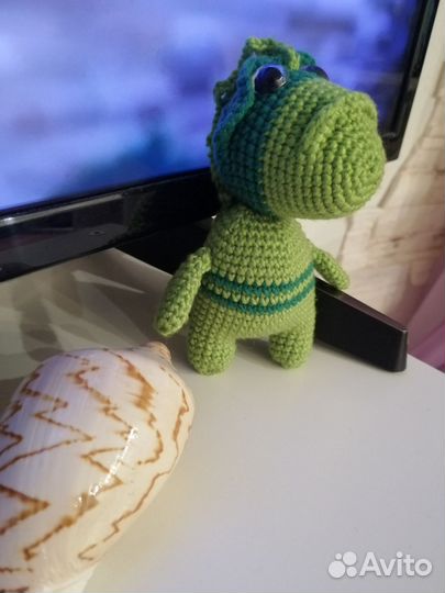 Вязаные игрушки ручной работы дракон