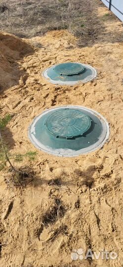 Септик из бетонных колец под ключ