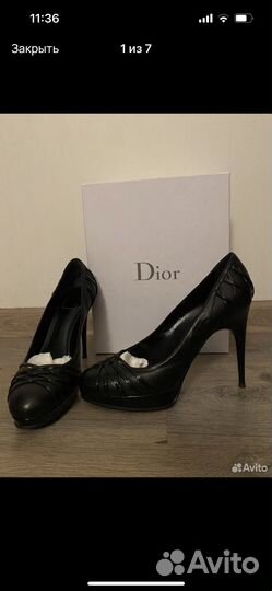 Туфли Dior 40 оригинал