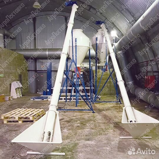 Шнековый транспортер для зерна тсш-100