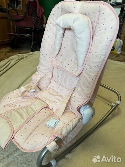 Кресло шезлонг качель Babyton