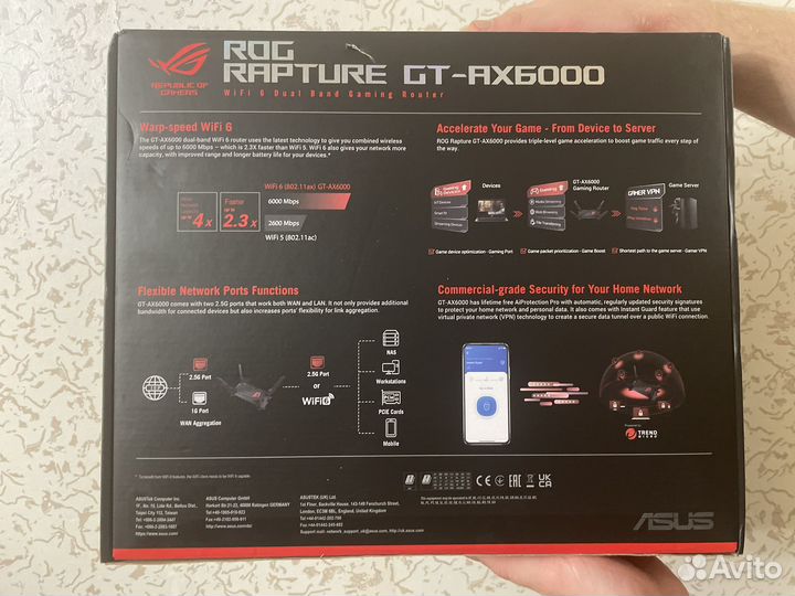 Asus rog rapture gt-ax6000