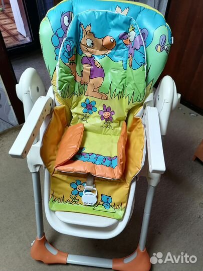 Стульчик для кормления chicco polly