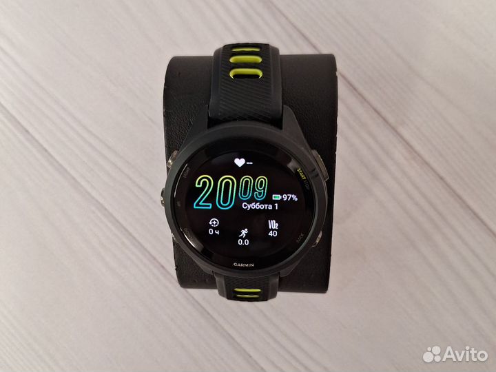 Часы Garmin Forerunner 265S Black/amp yellow идеал