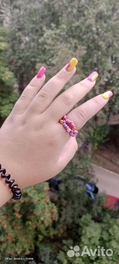 Кольца из бисера